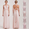 Pale Rose Gown Infinity Wrap Dresses NZ Bridal Convertible Bridesmaid Dress One Dress Endless possibilities