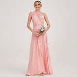 Pink Endless Way Convertible Maxi Dress Infinity Wrap Bridesmaid Dresses