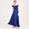 [Final Sale] Royal Blue Infinity Wrap Maxi Bridesmaid Dress