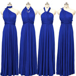 [Final Sale] Royal Blue Infinity Wrap Maxi Bridesmaid Dress