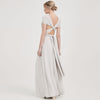 Silver Gray Infinity Wrap Dresses NZ Bridal Convertible Bridesmaid Dress One Dress Endless possibilities