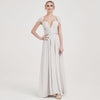 Silver Gray Infinity Wrap Dresses NZ Bridal Convertible Bridesmaid Dress One Dress Endless possibilities