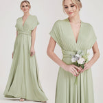 SilverSage Infinity Wrap Dresses NZ Bridal Convertible Bridesmaid Dress One Dress Endless possibilities