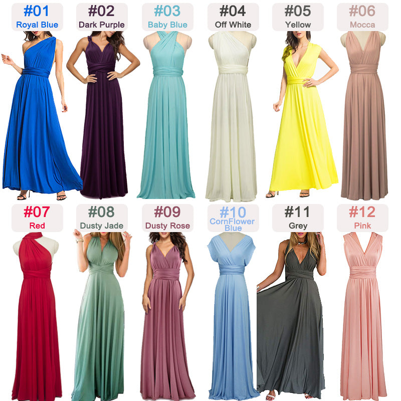 [Final Sale] Champagne Infinity Wrap Maxi Bridesmaid Dress