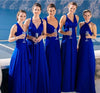 [Final Sale] Royal Blue Infinity Wrap Maxi Bridesmaid Dress