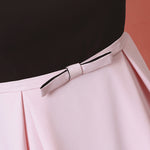 Plus Size MIDI Length Pink & Black Party Dress NZ Bridal