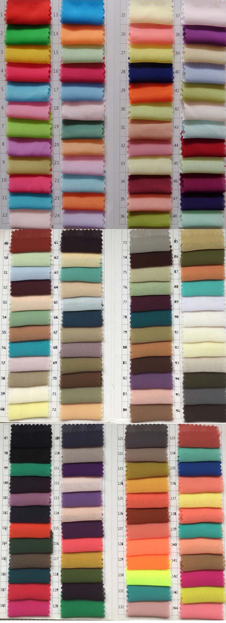 Fabric Samples Chiffon Convertible Bridesmaid Dress Swatches