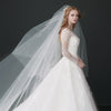 Simple Two Layers Solid Wedding Veil for Brides NZ02778ml
