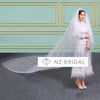 Simple Two Layers Solid Wedding Veil for Brides NZ02778ml