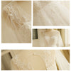 Plus Size Empire Lace V Neck Wedding Bridal Dress