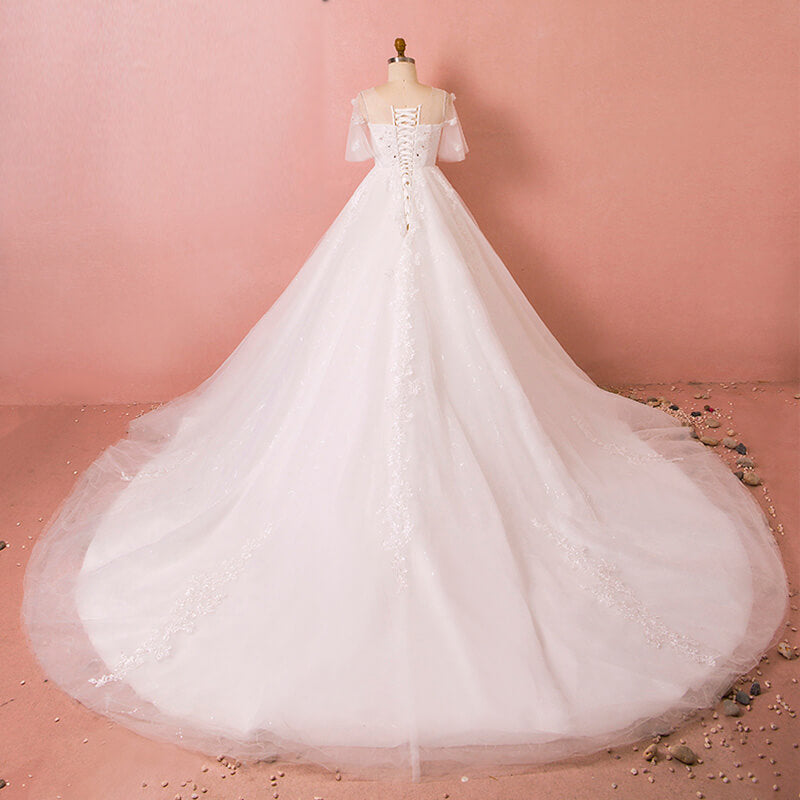 Elegant Wedding Bridal For Plus Size Female