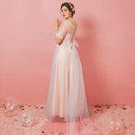 [Plus Size] Champagne Sheer Sweetheart Tulle Flowing Bridal Dresses