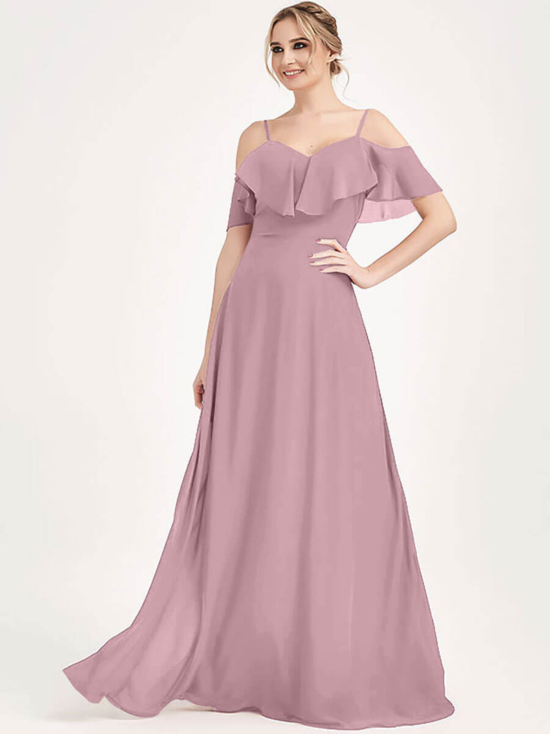 Vintage Mauve CONVERTIBLE Bridesmaid Dress