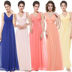 Deep V-neck Ruched Bust Maxi Woman Evening Dresses