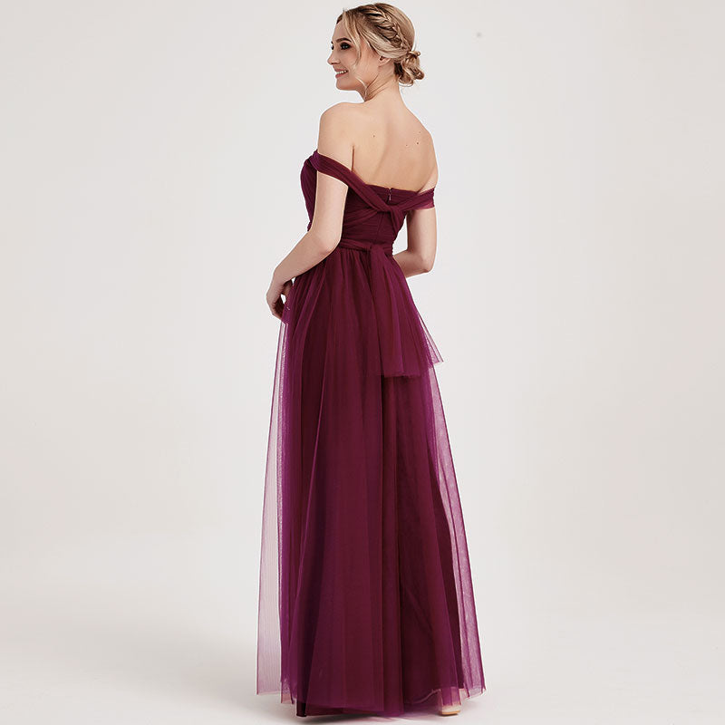  MULTI WAY Sweetheart Tulle Bridesmaid Dress-ALICE Bg