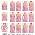 Light Dusty Purple MULTI WAY Sweetheart Tulle Bridesmaid Dress