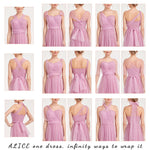 Light Dusty Purple MULTI WAY Sweetheart Tulle Bridesmaid Dress-ALICE