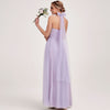 Light Dusty Purple Multi Ways Wrapping Convertible Bridesmaid Dress Strapless Sweetheart Tulle A-line Gown For Bridesmaid Party-Alice
