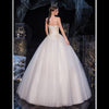 Sweetheart Beaded Tulle Overlay Bridal Gown