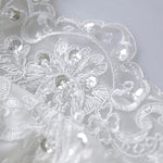 Half Sleeves Floor length Off the Shoulder Wedding Reception Dress