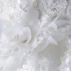 A line Silhouette Half Sleeves Off the Shoulder Wedding Reception Dress