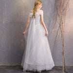 [Final Sale] White Convertible Soft Tulle Bow Tie Bridal Dress Bridesmaid Dresses
