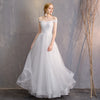 [Final Sale] White Convertible Soft Tulle Bow Tie Bridal Dress Bridesmaid Dresses