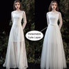Multi-Ways Lace Detachable Tulle Skirt Bridal Shooting Dress