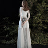 Multi-Ways Lace Detachable Tulle Skirt Bridal Shooting Dress