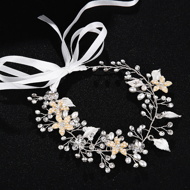 Alloy Sash Wedding Hair Ornament With Rhinestones