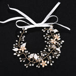 Alloy Sash Wedding Hair Ornament With Rhinestones