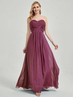 Mulberry Strapless Maternity Bridesmaid Dress-Leela