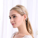Flowers Crystal Satin Bridal Sash Wedding Belt for Brides