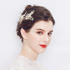 Amazing Alloy Wedding Hair Ornament Comb With Pearls & Rhinestones