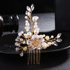 Amazing Alloy Wedding Hair Ornament Comb With Pearls & Rhinestones