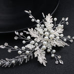 Marvelous Wedding Hair Ornament With Rhinestones and Pearls