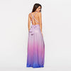 [Final Sale]Women's Gradient Purple Infinity Wrap Bridesmaid Dress