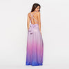 [Final Sale]Women's Gradient Purple Infinity Wrap Bridesmaid Dress