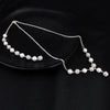 Trendy Pearls Wedding Evening Party Backdrop Necklace