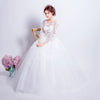 Floor length Sexy Sheer sweetheart Wedding Gown For Brides