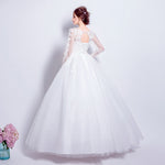 Sexy Sheer sweetheart Wedding Gown For Brides