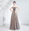 NZ Bridal Illusion Scoop Neckline Sleeveless Sequin A-line Ball Gown Wedding Guest Dresses