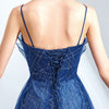 Spaghetti Straps Sequin Embroidery A-line Ball Gown