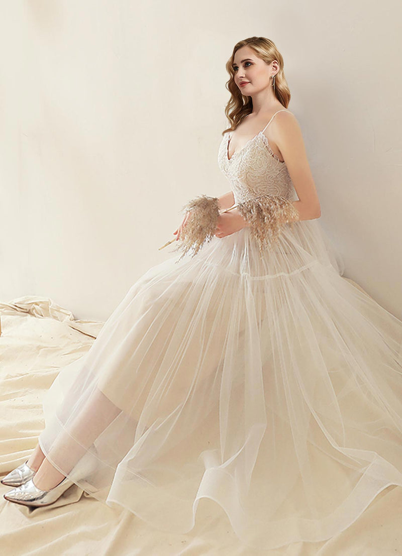 Lace Embroidery Backless Simple Slim Wedding Bridal Dress NZ Bridal Lace Embroidery Backless Simple Slim Wedding Bridal Dress NZ Bridal
