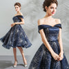 Starry Night Sparkling Sequined Pattern Flared Party Dress