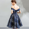 Starry Night Sparkling Sequined Pattern Flared Party Dress