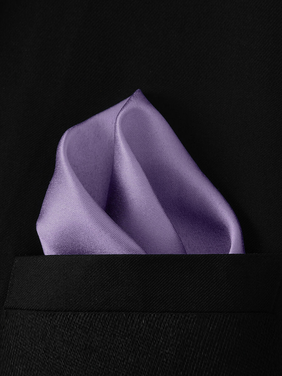NZBridal Men's Pocket Square Handkerchief Dusty Purple c