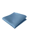 NZBridal Men's Pocket Square Handkerchief Slate Blue b