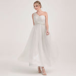 [Final Sale] Silver Grey Multi Way Soft Tulle Bridesmaid Dress -Bella