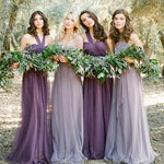 Mauve MULTI WAY Sweetheart Tulle Bridesmaid Dress